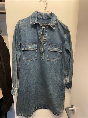 APC denim dress.